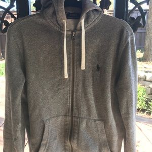 Gray Polo Hoodie